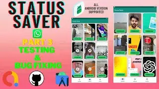 How To Create WhatsApp Status Saver App in Android Studio Tutorial || Kotlin || Bug Fixing || Part-3