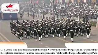 Republic Day parade 2024 | Lt. H Devika H | Ex-Student Cavalier India | Kartavya Path