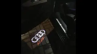 Installing LED Logo Laser Door Lights into my Audi A5.