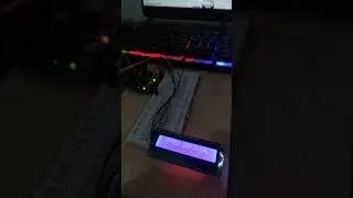 TEXT BLINK LCD 16X2 I2C