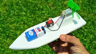HOW TO MAKE A TOY BOAT ( Easy and Fun )