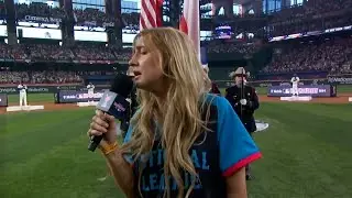 Ingrid Andress says she was DRUNK during National Anthem for MLB