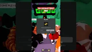 GETTING TO 1M DONATED w/ 1 ROBUX 💸 #shorts #trending #viral #tiktok #roblox #plsdonate #fyp