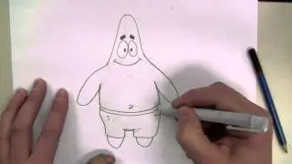 How To Draw: Patrick Starfish from SpongeBob