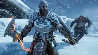 God of War Ragnarok - MAX LEVEL ZEUS Build Kratos Vs Thor (NO DAMAGE / GMGOW) 4K PS5