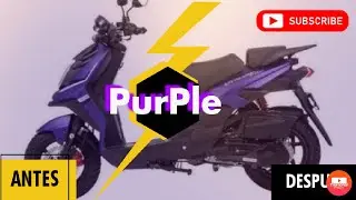 Moto AKT Dynamic Pro color Morado - PurPle mantenimiento - Reparacion Llanta Trasera 🛵🛵