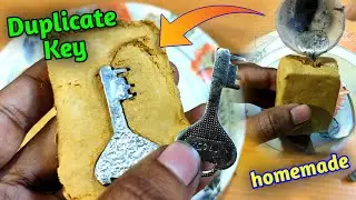 How to make duplicate key at home || easy way to make a duplicate key