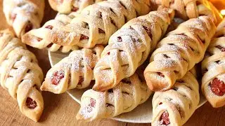 I tasted it ONCE, now I always bake it! will disappear in 1 MINUTE! Milk BRAIDED PASTRY with filling