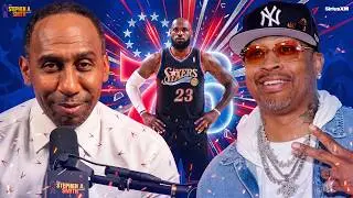 Stephen A Smith: CHAMPIONSHIP OR BUST! Allen Iverson Reacts to LeBron James Joining the 76ers