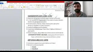 33.) Birinci Türk Beylikleri (KPSS, TYT, AYT) (Türk İslam Tarihi) )(2023 - 2024)