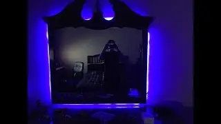 LED Lighting Behind Mirror