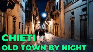 Walk Chieti's Old Town at Night: Winter Beauty in Abruzzo! ❄️