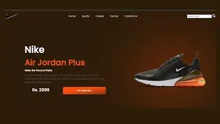 Create a  Responsive Shoes Website || HTML & CSS || How to Create a website || Tutorial