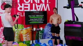 Tyler Csatari breaking the stairmaster world record 108,000 steps in 24 hours
