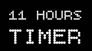 11 Hours Study Timer ⏱ | No Music | Deep Focus | Quiet Clock