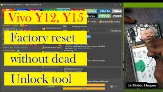 vivo y12,y15 factory reset without dead risk unlocktool | vivo y12 unlock tool