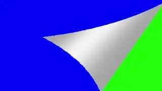 New Fanmade Page Curl Effect Blue Screen And Green Screen Test ChromaKey 5