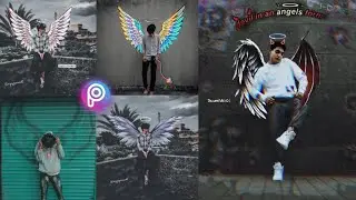 angel v/s devil 😈 photo editing || aesthetic angel / devil photo editing 