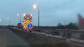 Светодиодная балка Шериф красно синяя 92 см 12/24 вольт