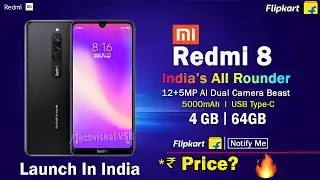 Redmi 8 - Price, First Look, Full Specifications, SD 660, 5000mAh Battery, New 3D Design | Redmi 8