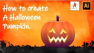 HOW TO DRAW A PUMPKIN? HALLOWEEN. ADOBE ILLUSTRATOR TUTORIAL. [ For Beginners ]
