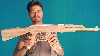 wooden ak47 लकड़ी का बना हुआ ak47