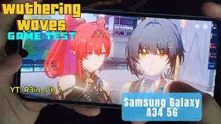Wuthering Waves - Samsung A34 5G Game Test (Dimensity 1080)
