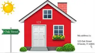 How to say your address