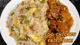 The best egg chicken fried Rice recipe | CHICKEN FRIED RICE | Manoramas kitchen