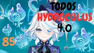 TODOS OS 85 HYDROCULUS DA 4.0 FONTAINE PARTE 01 ( GENSHIN IMPACT)
