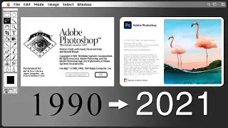 Evolución de Adobe Photoshop 1990-2021