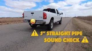 ⚠️ 5.9 Cummins Stock Exhaust vs 5