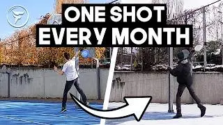 I Made The Same Trick Shot Every Month For A Year #2 | Make it Fly