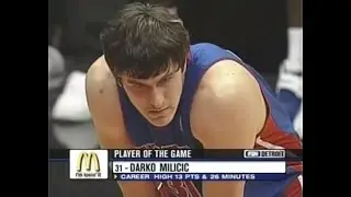 Darko Milicic's Best Game as a Piston (16 Points, 5 Rebounds, 3 Blocks)