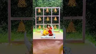 Easy Ganpati Decoration Idea😍😍 #shorts #diy
