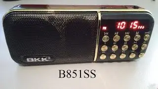 Radio receiver BKK B851SS with USB and MP3 (music player)