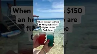 We support therapy… in all forms! 🤣👌🏼🏝️  