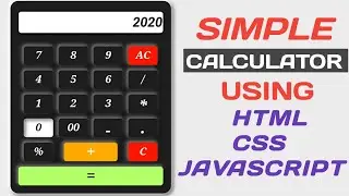 How to make a calculator using Html , CSS3 and JavaScript | Neumorphism calculator