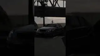 E55 AMG in car parking