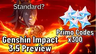 Genshin Impact 300 FREE PRIMO CODES Claim FAST + Patch 3 5 Preview