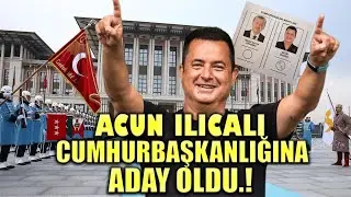 CUMHURBAŞKANLIĞINA ADAYIM. Acun ILICALI Açıkladı.! #acunılıcalı  #cumhurbaşkanı #türkiye