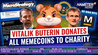Marathon Digital’s BTC buy, Trump Jr.'s crypto channel, Vitalik’s memecoin donation ⚡️ Hamster News