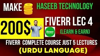 How to create Fiverr Gig 2022 | Fiverr course Lecture no 4 | Haseeb Technology