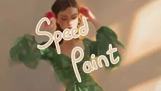 Painting Process - Lady in Light