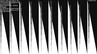20+ Sorting Algorithms Visualized - Bars (Reversed Inputs)