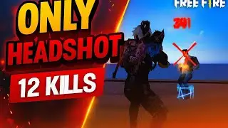 Only Headshots 😱🔥 Free Fire Rush Gameplay | SOLO vs SQUAD#FreeFire #Headshot #OneTap #Clutch