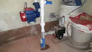 TWO PUMP FITTED IN A SUCTION PIPE   एक सक्शन पाइप में लगे दो पंप