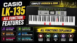 Casio LK-135 Function Features || casio Lk 135
