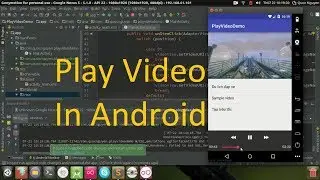 Play Video In Android Using VideoView