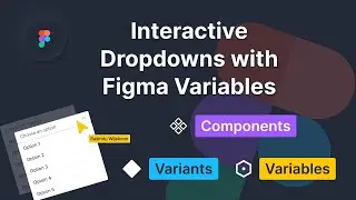 Most Easiest Way to Create Figma Dropdowns with Variables